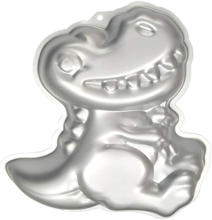 Dinosaur Shape Cake Pan, 3D Birthday Cake Pan, Aluminum Alloy Cake Molds Nonstick Baking Tools