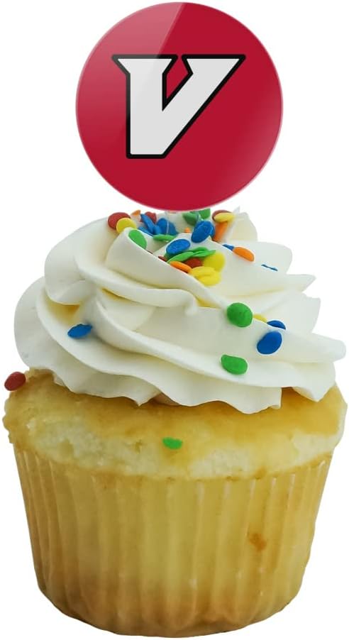 University of Virginia's College at Wise Primary Logo Cupcake Picks Toppers Decoration Set of 6
