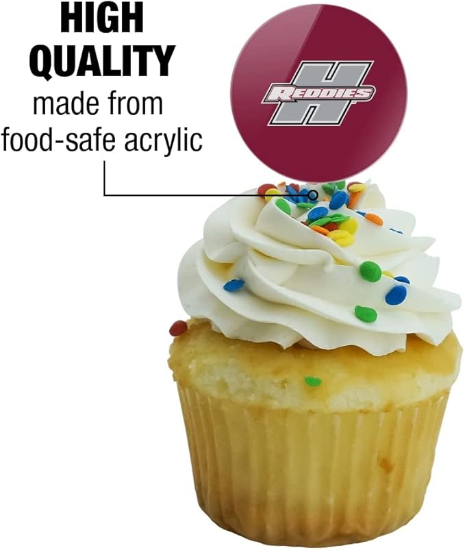 Henderson State Primary Logo Cupcake Picks Toppers Decoration Set of 6