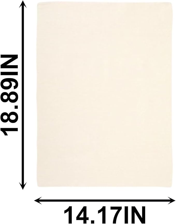 2PCS Proofing Cloth Set for Bread Baking, 14x18 Inches Linen Fabric Reusable Thick Toasted Bread Cloth for Baguettes, Loaves, Dough, Pastry and Homemade Breads