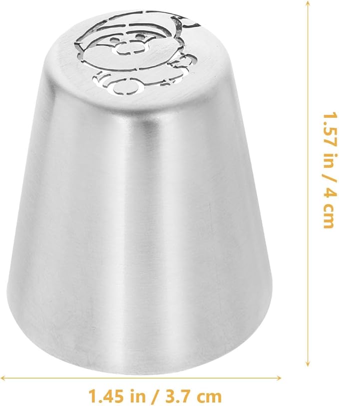 5pcs Christmas Piping Bags and Tips Set， frosting Tips Cake Decorating Kit， baking Supplies for Cookie Cupcake Baking Confectionery Tool for Home Kitchen