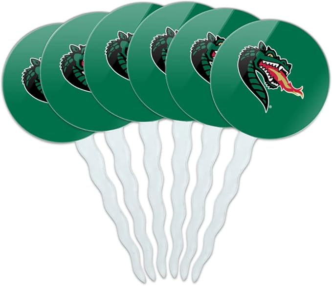 Alabama at Birmingham Primary Logo Cupcake Picks Toppers Decoration Set of 6