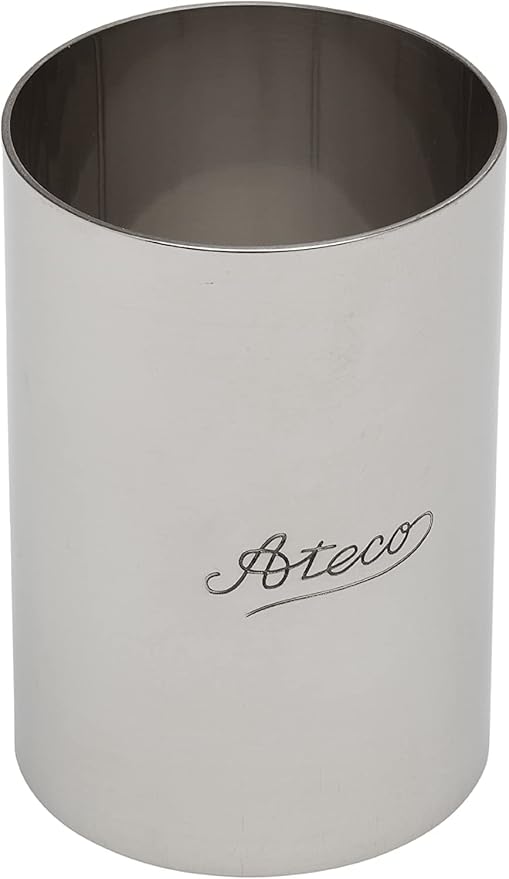Ateco Round Stainless Steel Form, 2 by 3-Inches High