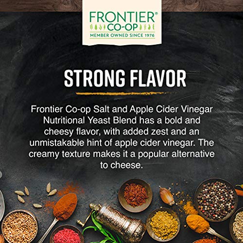 Frontier Co-op Salt and Vinegar Nutritional Yeast Blend 1lb