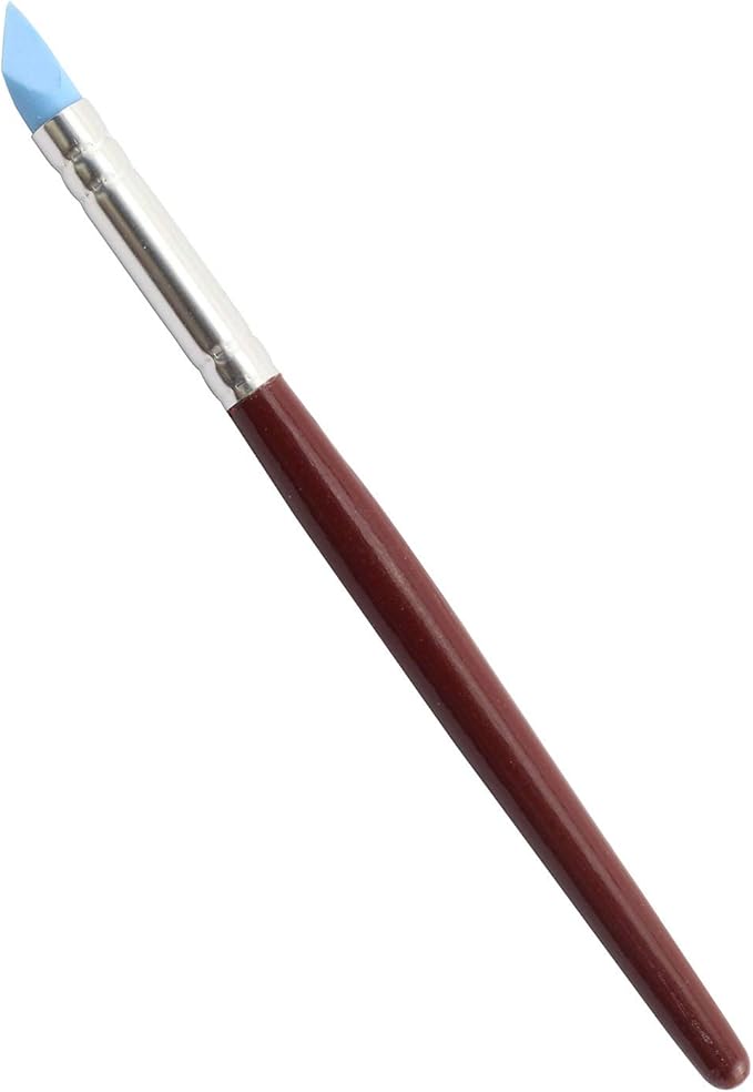 Tegg Clay Sculpting Tool 5PCS 5 Size Rubber Tip Silicon Brushes Pottery Clay Pen Shaping Carving Tools
