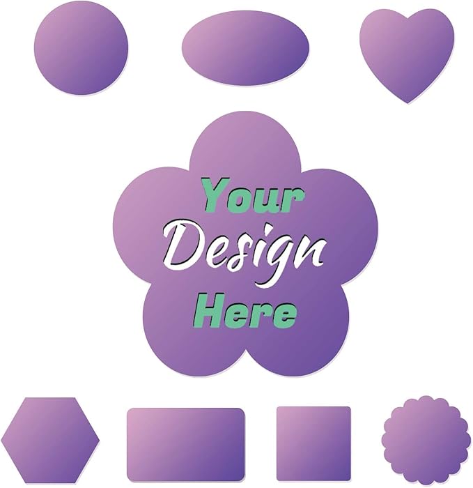 Custom Stickers for Business Logo Personalized Stickers Labels Customized with Photo, Name, Circle, Rectangle, Square, Waterproof Vinyl, Clear PVC,100,200pcs, 1",1.5",2", 3", 4",5" 6"