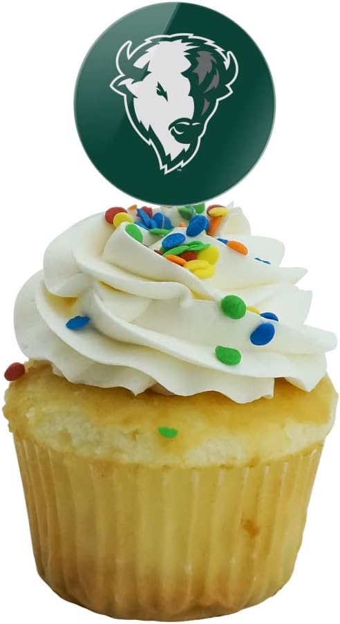 Williston State College Primary Logo Cupcake Picks Toppers Decoration Set of 6