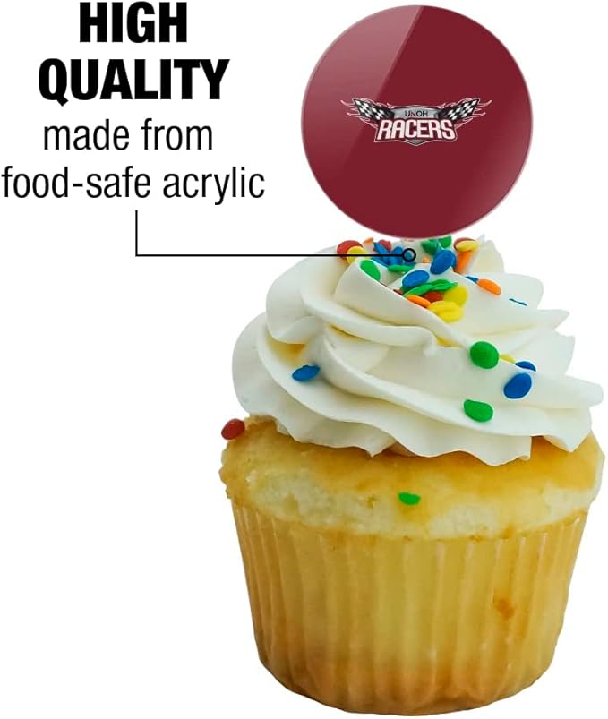 University of Northwestern Ohio Primary Logo Cupcake Picks Toppers Decoration Set of 6