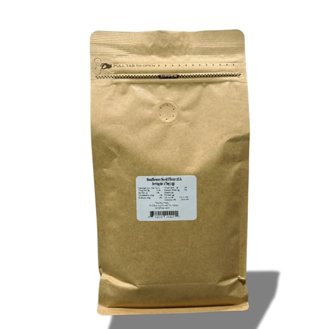The Sun Press Sunflower Flour, Natural Cooking & Baking Flour, 2 lb (32 oz)