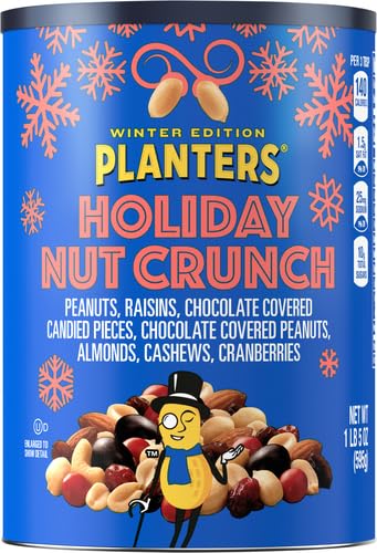 Planters Limited Edition Holiday Nut Crunch, 21 oz Can (Pack of 2)