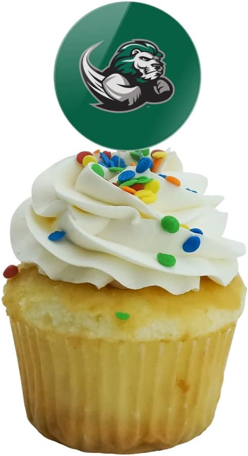 Slippery Rock Primary Logo Cupcake Picks Toppers Decoration Set of 6