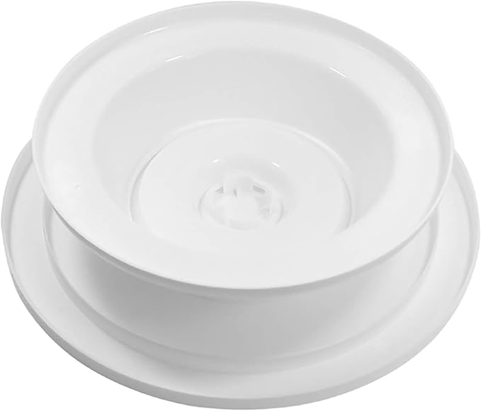 KEILEOHO 2 Pack 11 Inch Premium Cake Turntables, Smoothly Turns for Cake Decorating, Lightweight & Durable Stand for Decoration, Sculpting, Model Building, Painting