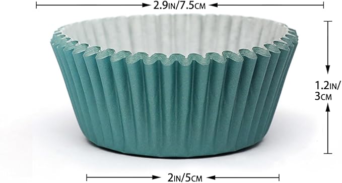 qiqee 300-Count Cupcake Liners Standard Cupcake Cups 6 Design Cupcake Papers Baking Cups Cupcake Wrappers (Standard Size)