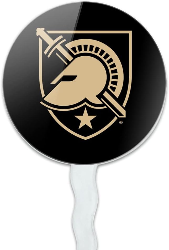 United States Military Academy Primary Logo Cupcake Picks Toppers Decoration Set of 6