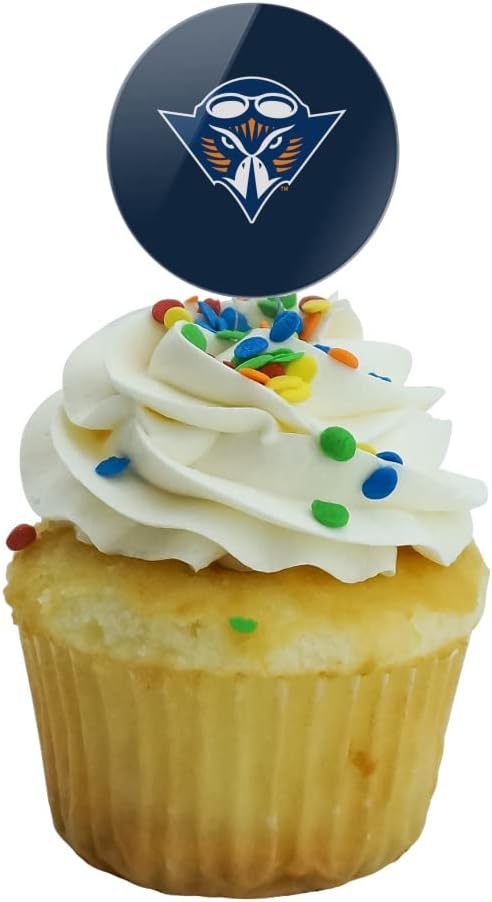 University of Tennessee Martin Primary Logo Cupcake Picks Toppers Decoration Set of 6