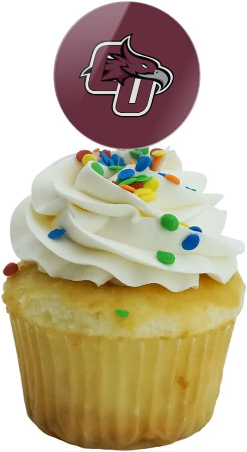 Cumberland University Primary Logo Cupcake Picks Toppers Decoration Set of 6