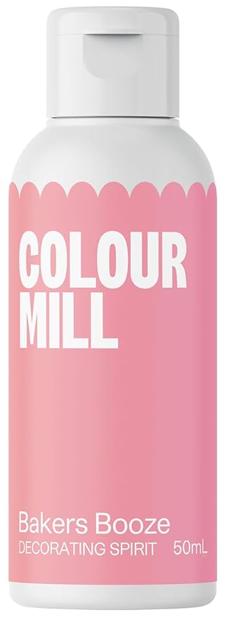 Colour Mill Food Coloring Activator – 50ml Luster Dust Activator – Food Paint Luster Activator Solution for Cookies, Candies, Lollipops – Ideal for Food Painting or Airbrushing – Quick-Dry, Food-Safe