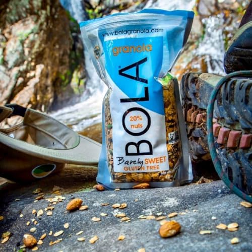 BOLA granola Barely Sweet, LOW SUGAR, Almond & Pumpkin Seed Granola, 12oz - 6 PACK