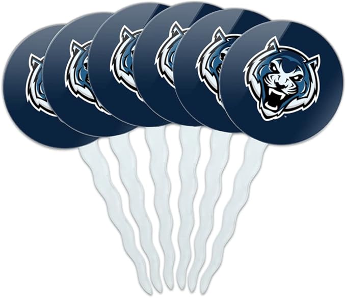 Lincoln University (MO) Primary Logo Cupcake Picks Toppers Decoration Set of 6