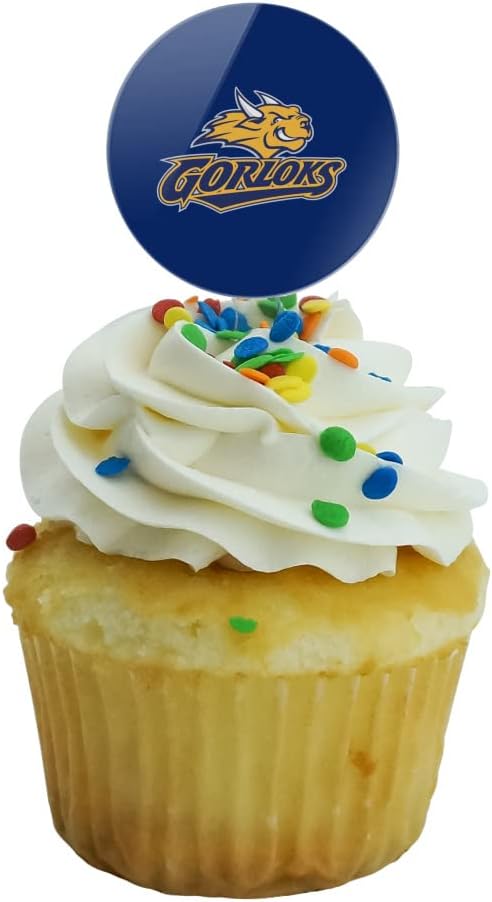 Webster University Primary Logo Cupcake Picks Toppers Decoration Set of 6