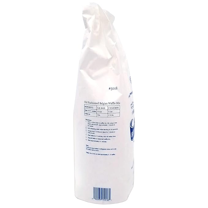 Old-Fashioned Belgian Waffle Mix, 5 lb. (Case of 6)