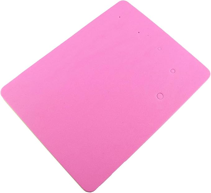 Fondant Foam Pad Sponge Mat Paste/Sugar Flower/Gum/Chocolate/Clay Modelling Tools Drying Tray for Sugarcraft, Cake Decoration, Handmade, DIY (Green and Pink)