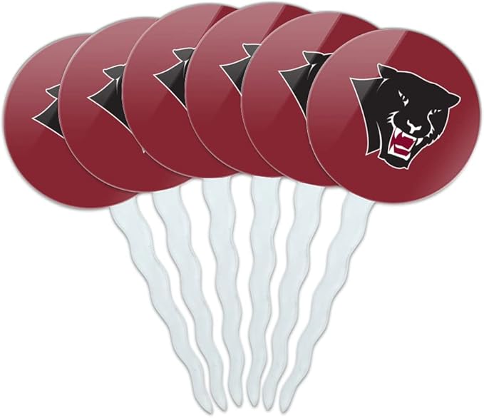 Florida Institute of Technology Primary Logo Cupcake Picks Toppers Decoration Set of 6