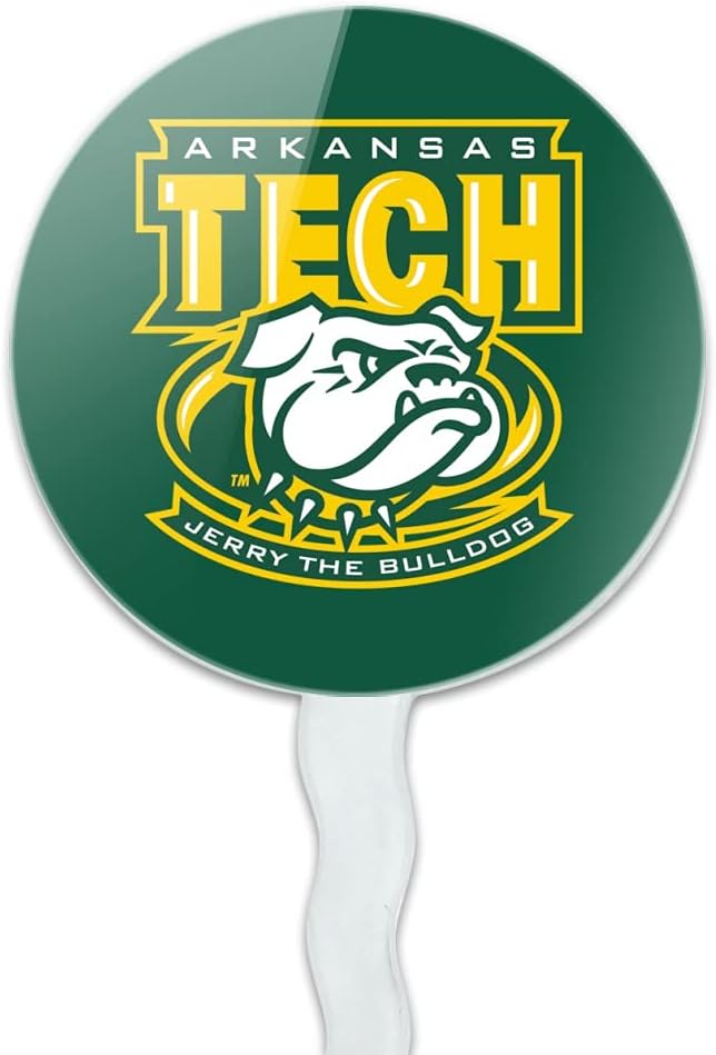 Arkansas Tech University Official Logo Cupcake Picks Toppers Decoration Set of 6