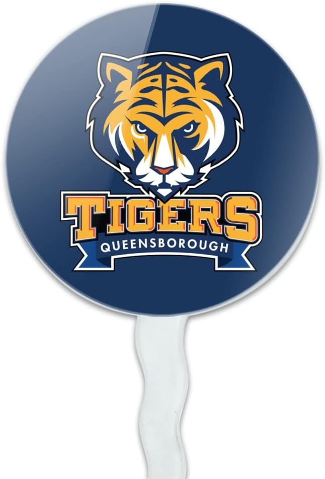 Queensborough Community College Primary Logo Cupcake Picks Toppers Decoration Set of 6
