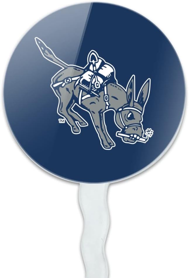 Mines Primary Logo Cupcake Picks Toppers Decoration Set of 6