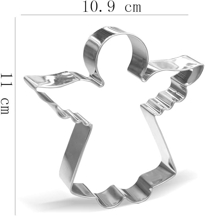 Large Christmas Cookie Cutter Set - 7 Piece - Stainless Steel