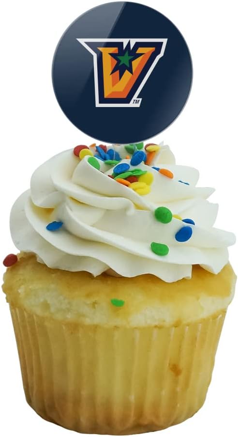 The University of Texas Rio Grande Valley Primary Logo Cupcake Picks Toppers Decoration Set of 6