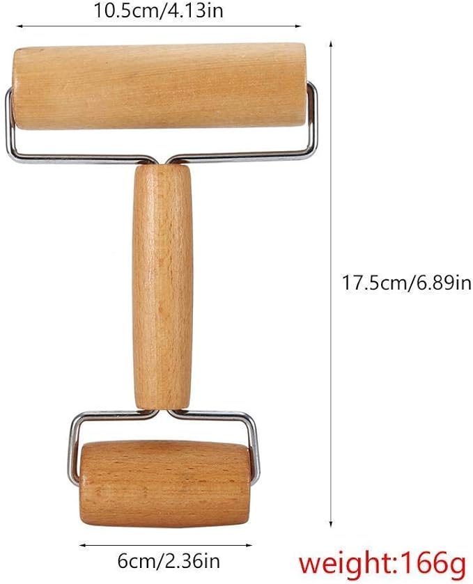 Dough Baker Roller Set Wooden Rolling Pin Baking Kitchen Utensils for Pastry, Pizza,Cookie and More(Type 1)