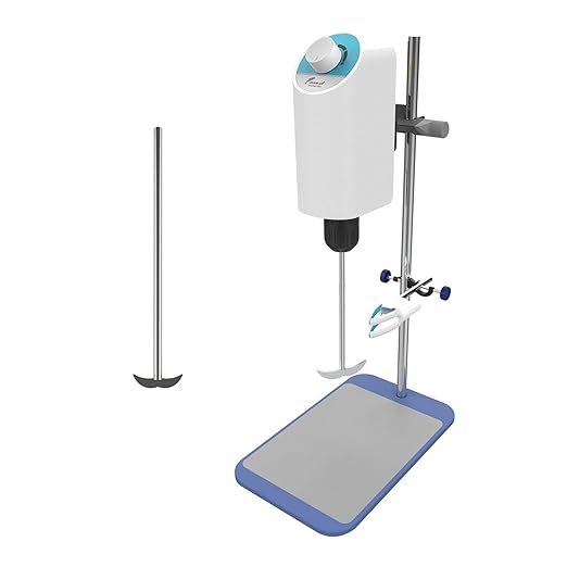 JOANLAB Electric Overhead Stirrer Mixer Laboratory Industrial Liquid Mixer Stirring 10,000mPa.s,10L,100-2000RPM Adjustable