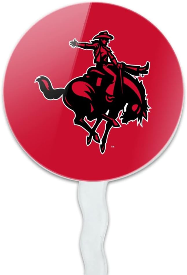 Northwestern Oklahoma State Primary Cupcake Picks Toppers Decoration Set of 6