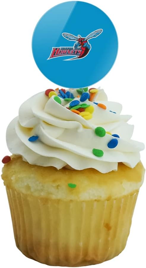 GRAPHICS & MORE Delaware State University Primary Logo Cupcake Picks Toppers Decoration Set of 6