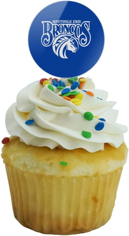 Fayetteville State Primary Logo Cupcake Picks Toppers Decoration Set of 6