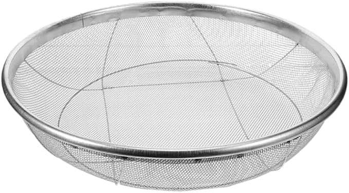 Stainless Steel Sifting Tool 18 Inches Diameter Garden Soil Sieve Manual Soil Sieve Sturdy and Stylish Great for Planting and Potting