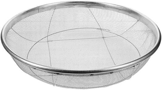 Stainless Steel Sifting Tool 18 Inches Diameter Garden Soil Sieve Manual Soil Sieve Sturdy and Stylish Great for Planting and Potting