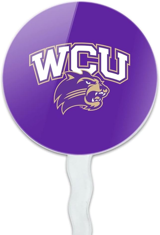 Western Carolina Primary Logo Cupcake Picks Toppers Decoration Set of 6
