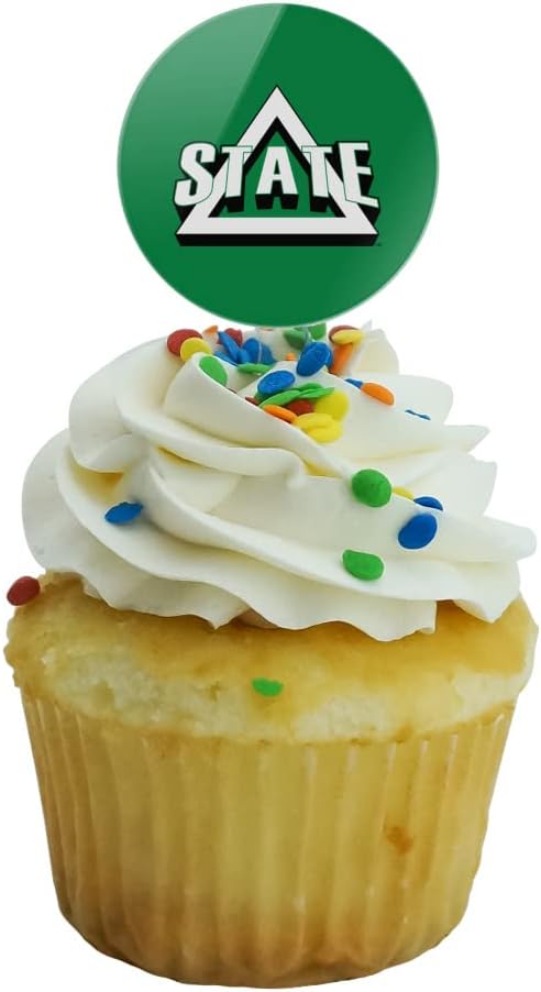 Delta State Primary Logo Cupcake Picks Toppers Decoration Set of 6