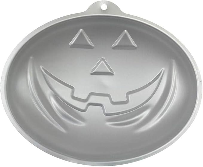 Ulalaza 3D Pumpkin Cake Mold Halloween Aluminum Baking Mould Nonstick DIY Baking Tools