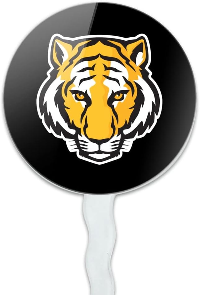 DePauw University Primary Logo Cupcake Picks Toppers Decoration Set of 6