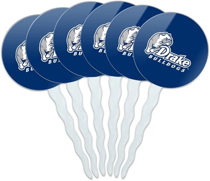 Drake Primary Logo Cupcake Picks Toppers Decoration Set of 6