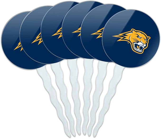 Averett University Primary Logo Cupcake Picks Toppers Decoration Set of 6