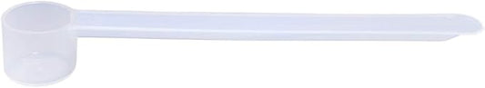 Plastic Measuring Scoop, (2.5 cc | 1/2 teaspoon | 2.5 mL) Long Handle Spoons for Powders, Granules, Coffee, Pet Food, Baking Supplies, Protein and Other Dry Goods, BPA Free (Set of 500)