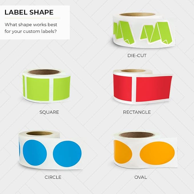 Custom Your Own Clear Stickers Personalized Transparent Logo Sticker – Customized Waterproof Labels with Any Text Name + Photo– Fade Resistant,Tear-Resistant– Roll Packed