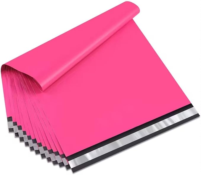 10x13” Pink Colored Poly Mailers Shipping Bags Self Sealing 2MIL (Pack 3000)