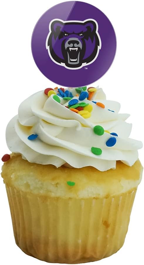 University of Central Arkansas Primary Logo Cupcake Picks Toppers Decoration Set of 6