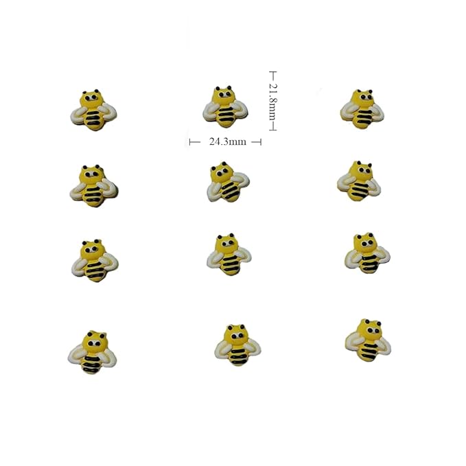 Edible Candy Bee Cake Decorations Dessert Sugar Sprinkles Party Cookie DIY Cake Cupcake Topper Icing Frosting Decoration Holiday Supplies
